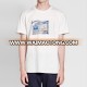 Streetwear Style Digital Printing Logo White T-Shirt