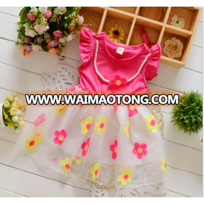 Wholesale children frocks cute kids beautiful girl sweet cotton baby girls dresses Most Popular