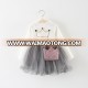 baby girls fall long sleeve dress with bag children girl crown embroidery full sleeve princess autumn kids girl clothing dresses